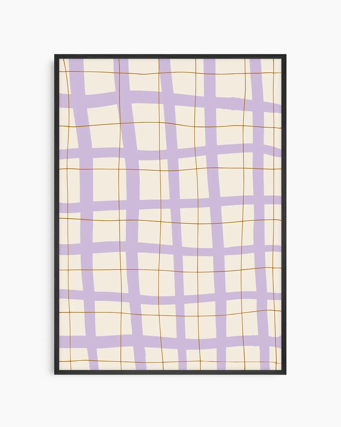 Warm, minimalist wall art in white tones on a light background, shown in a black frame.