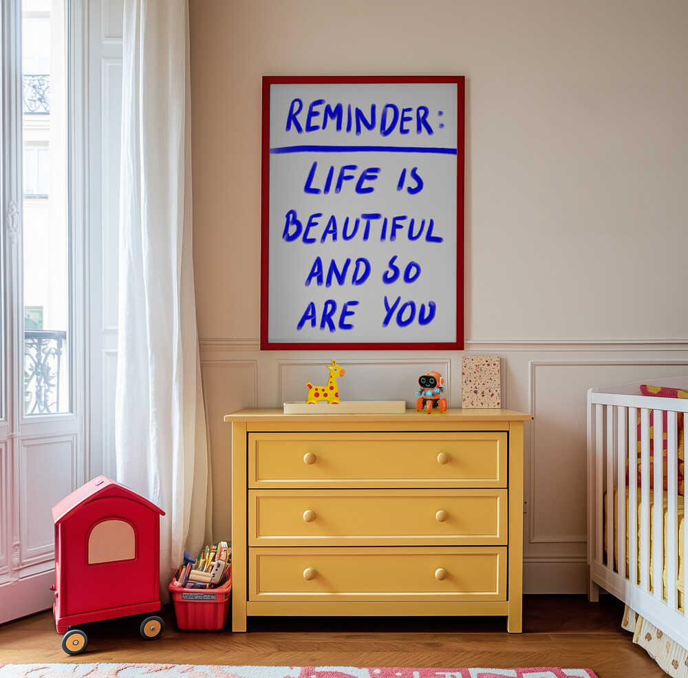 Smuk Påmindelse Plakat