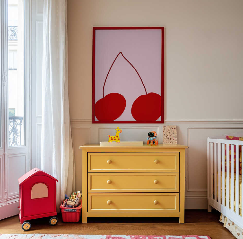 Kirsebær Duo Fryd Plakat