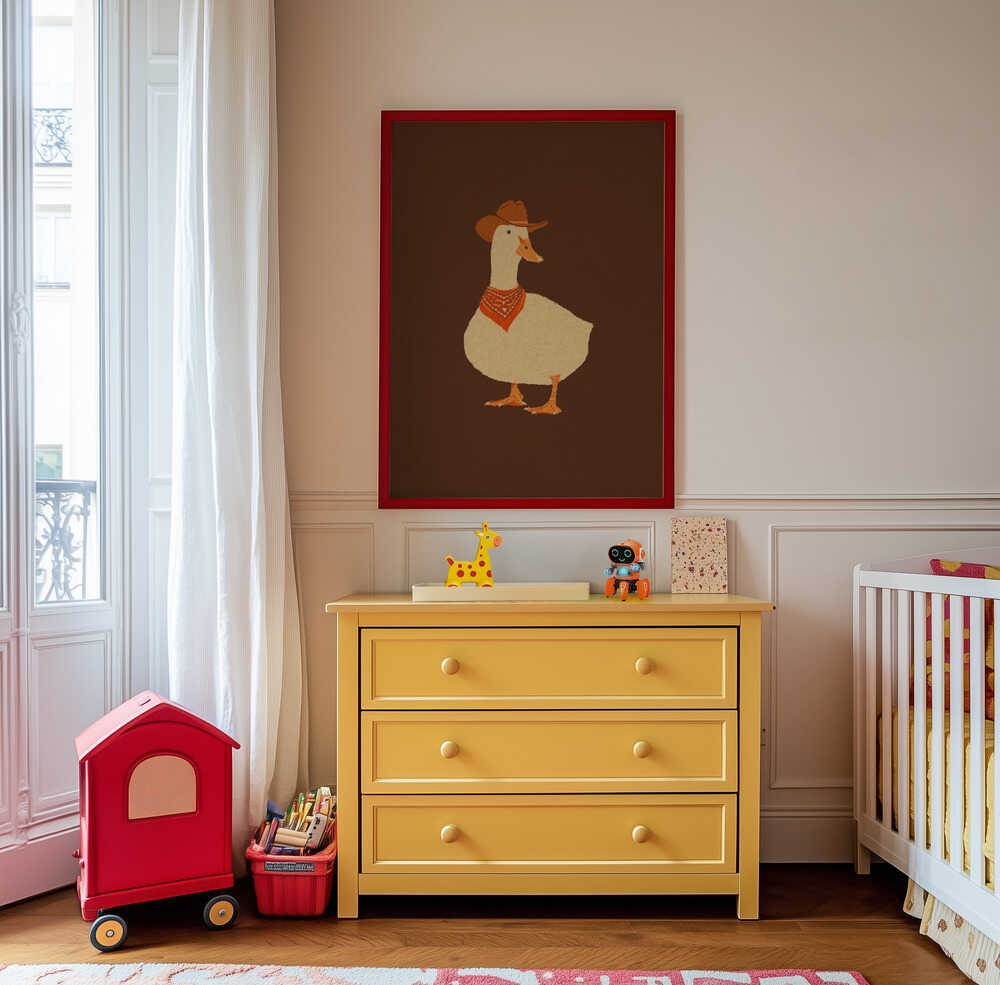 Bo den cowboy-and Plakat