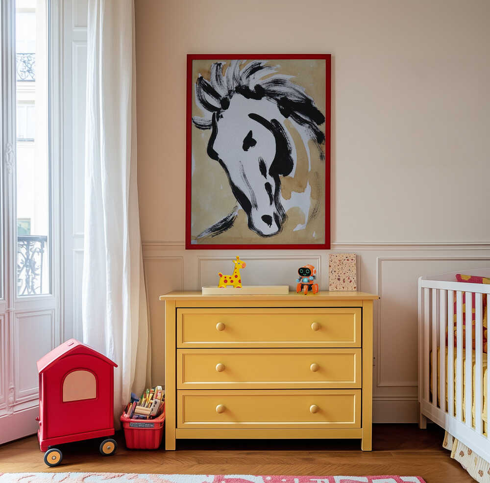 Bevægende Hesteharmoni Plakat