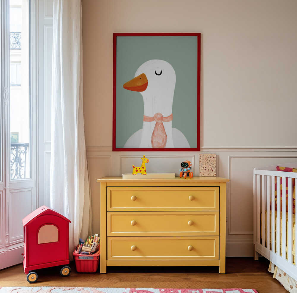 Gås med Slips Plakat