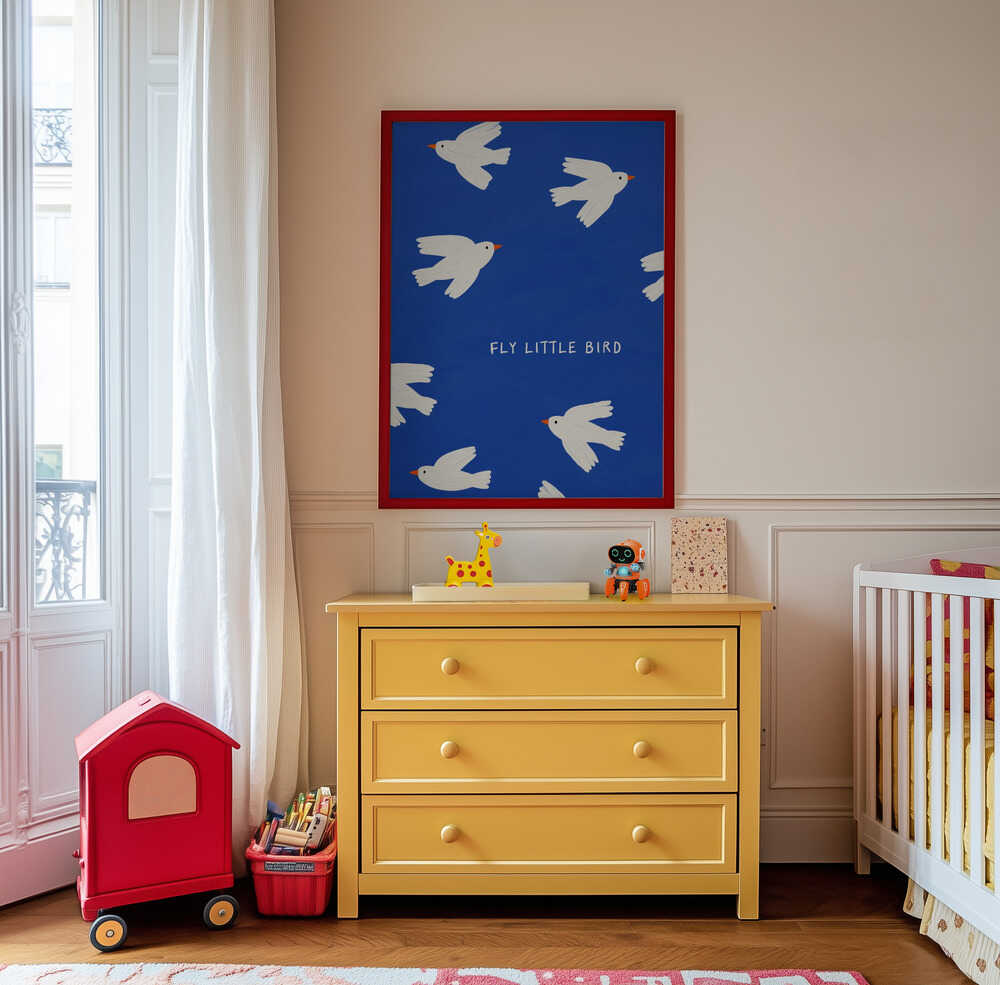 Flyv Lille Fugl Plakat