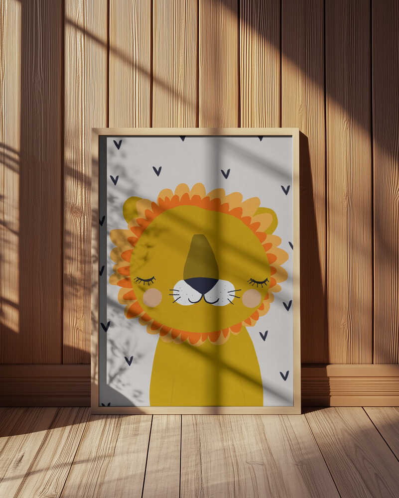 Drømmende Løve Plakat