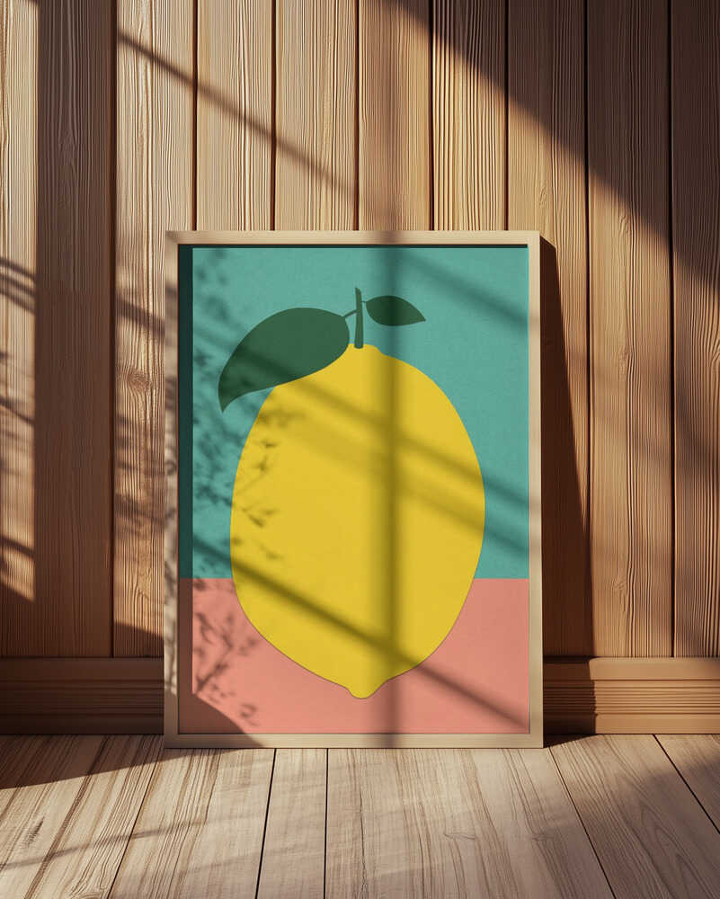 Citron med To Blade Plakat