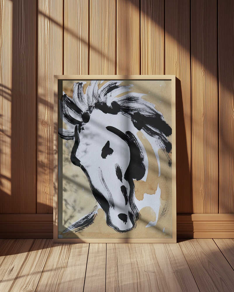 Bevægende Hesteharmoni Plakat