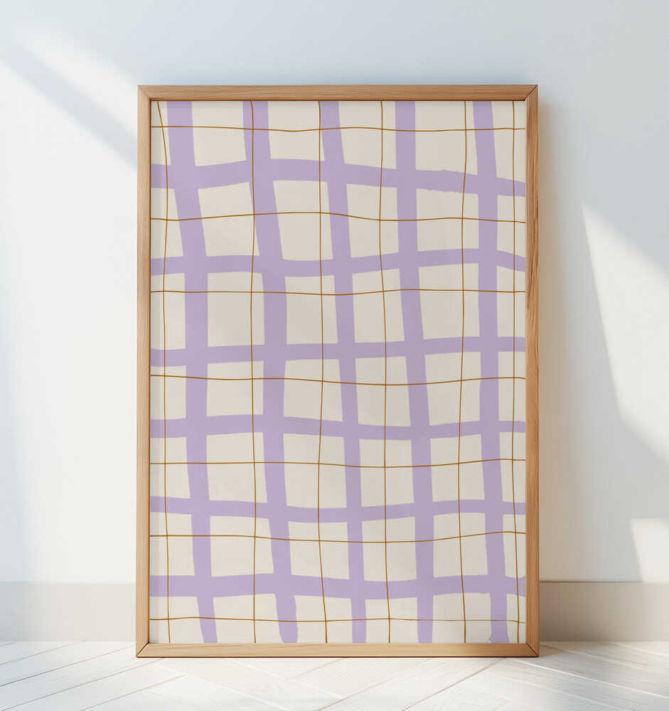 Lilac Gitter Plakat