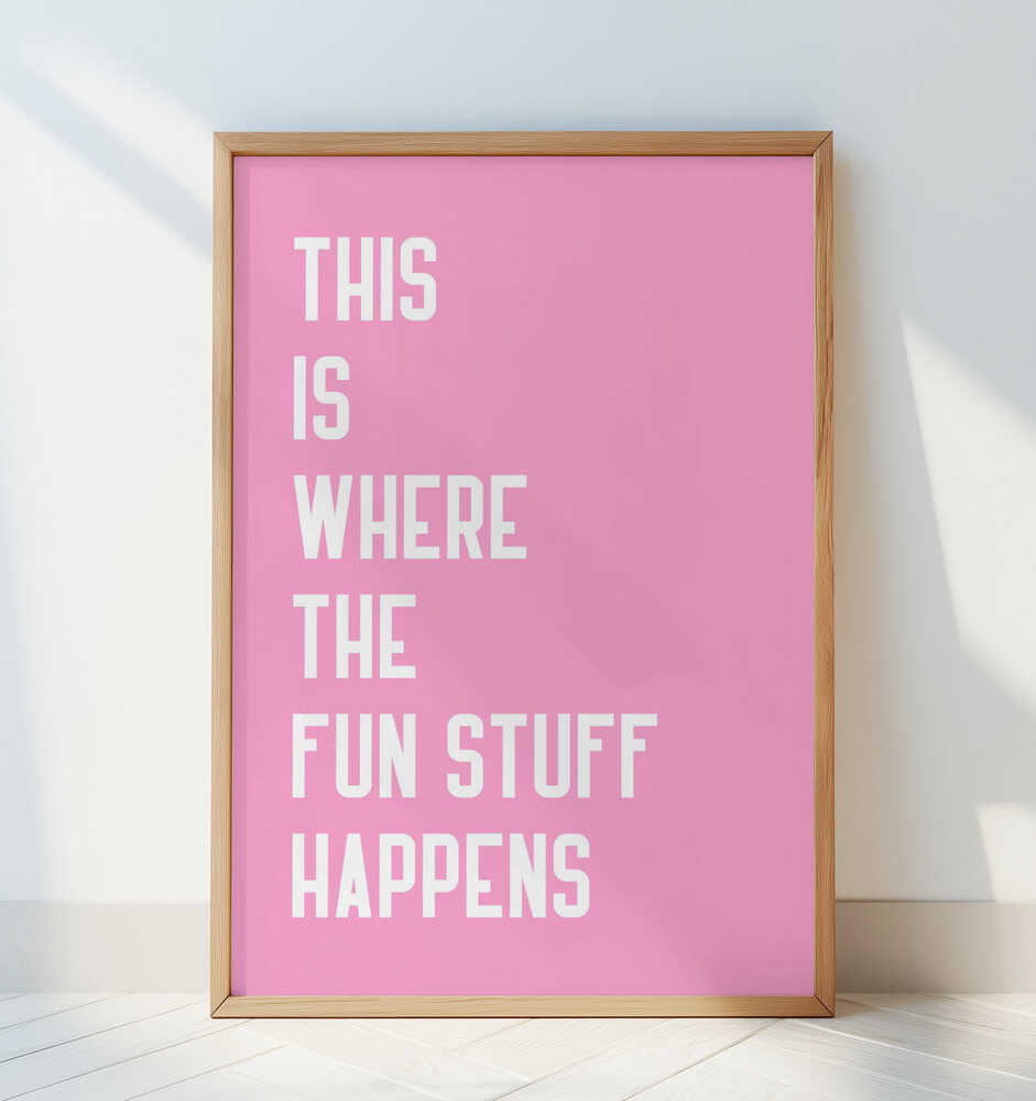 Sjov Zonen Venter Plakat