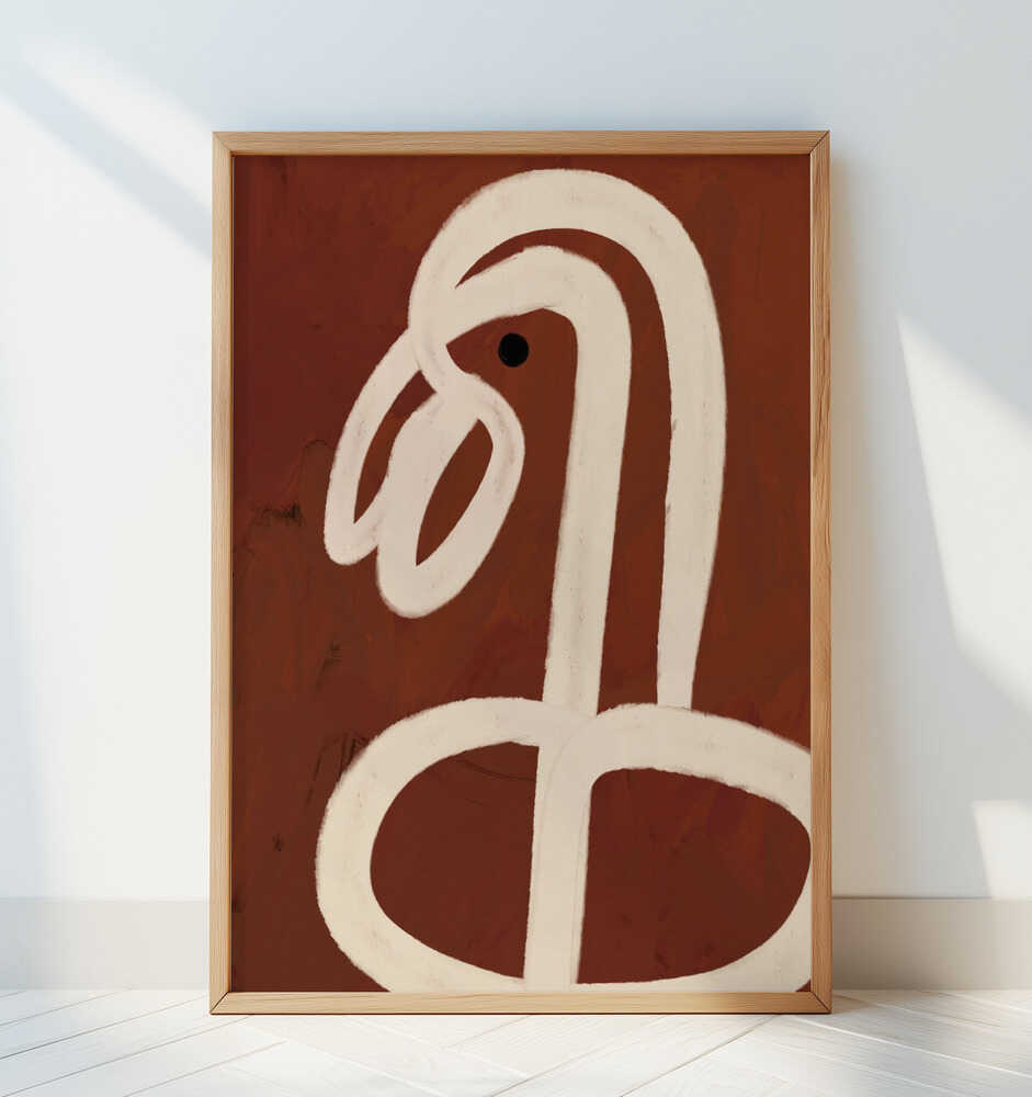 Curved Serenity Plakat