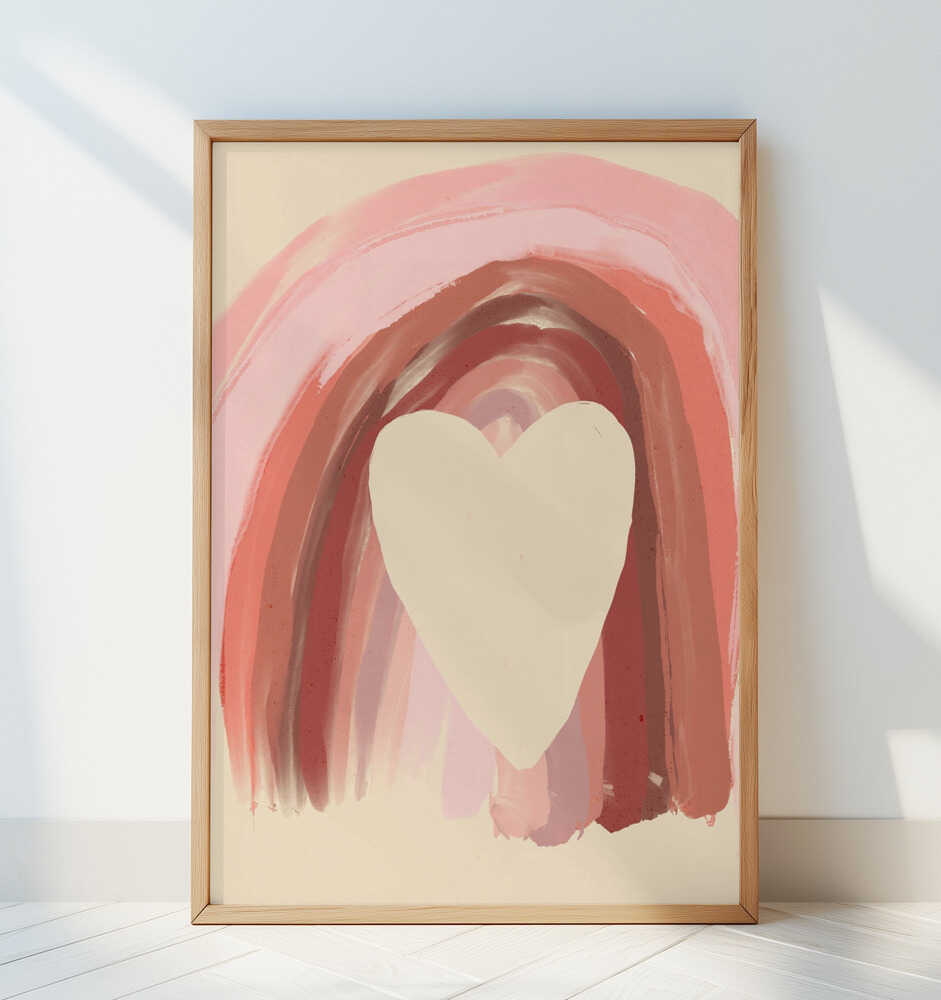 Hjertelig Regnbue Plakat