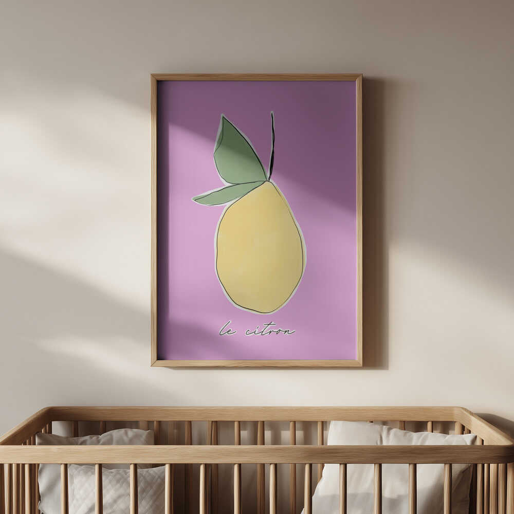 Le Citron Pink Plakat