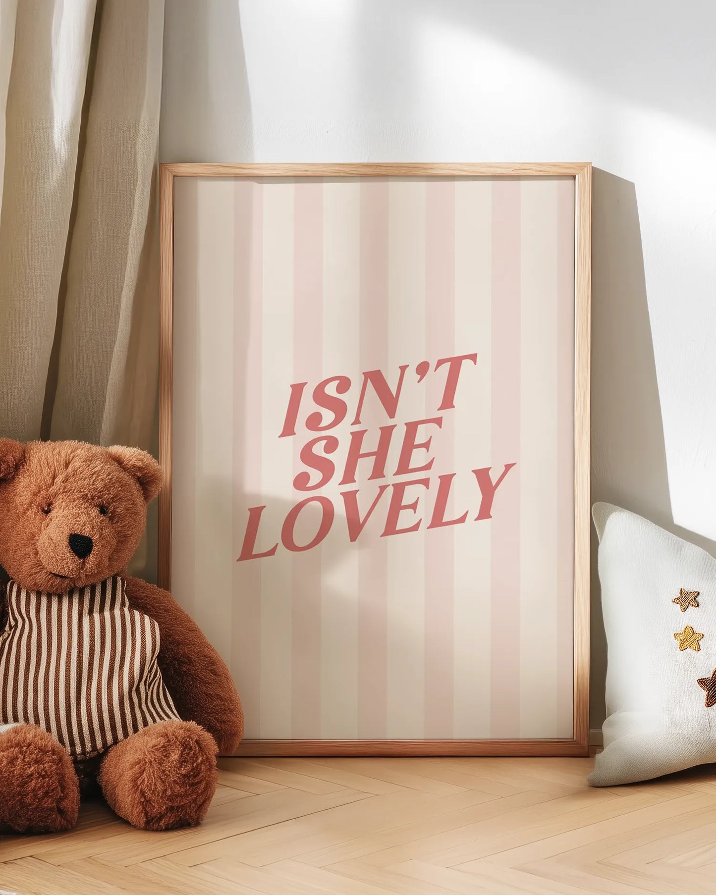 Mom, Mud & Monster Trucks Beige Plakat