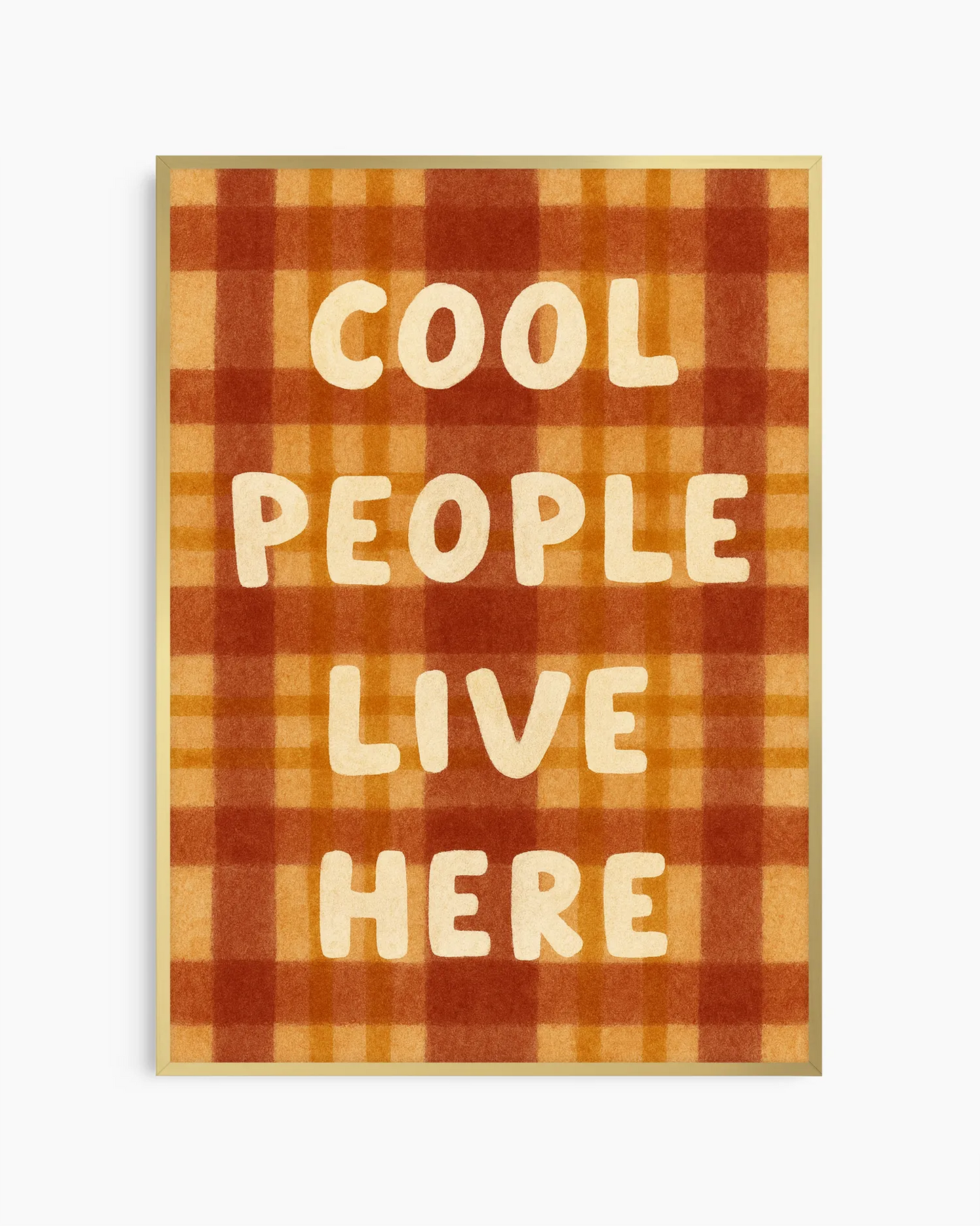 Cool People Live Here Plakat