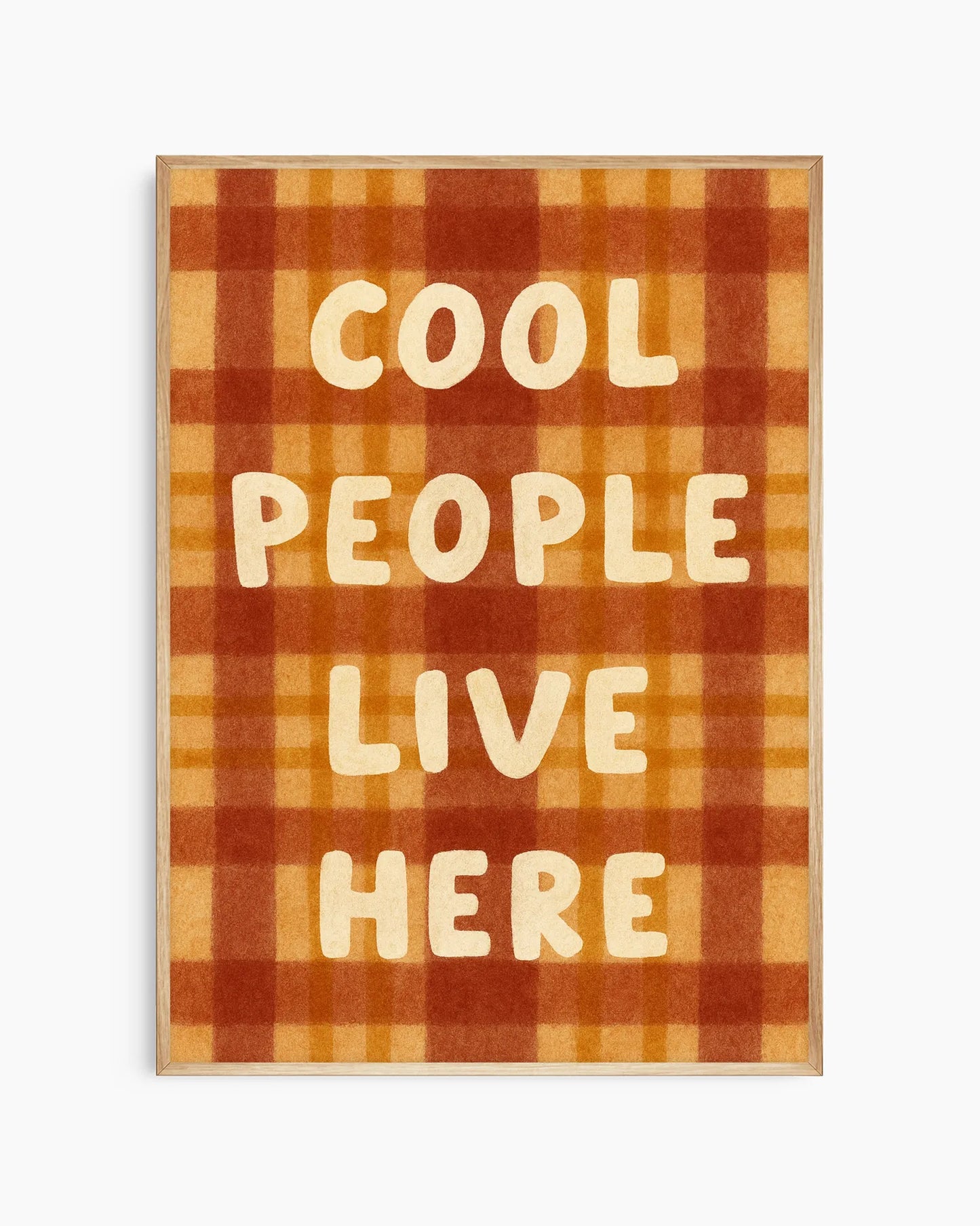 Cool People Live Here Plakat