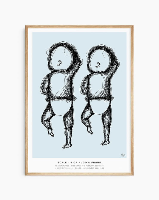 Baby poster for siblings