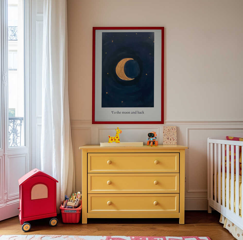 Til Månen og Tilbage Plakat