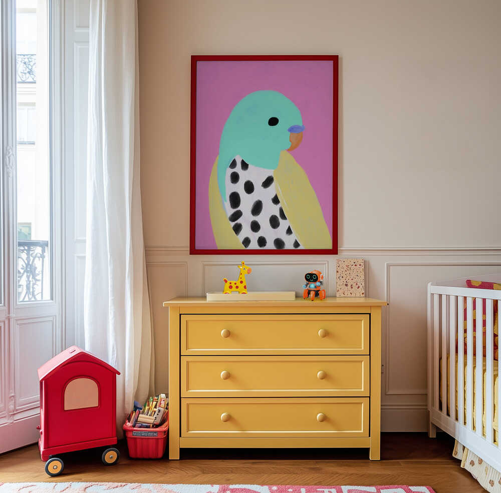 Prikket Undulat Plakat