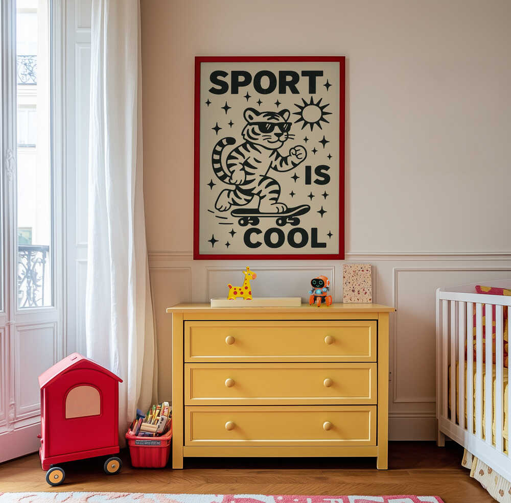 Rullende Tiger Plakat