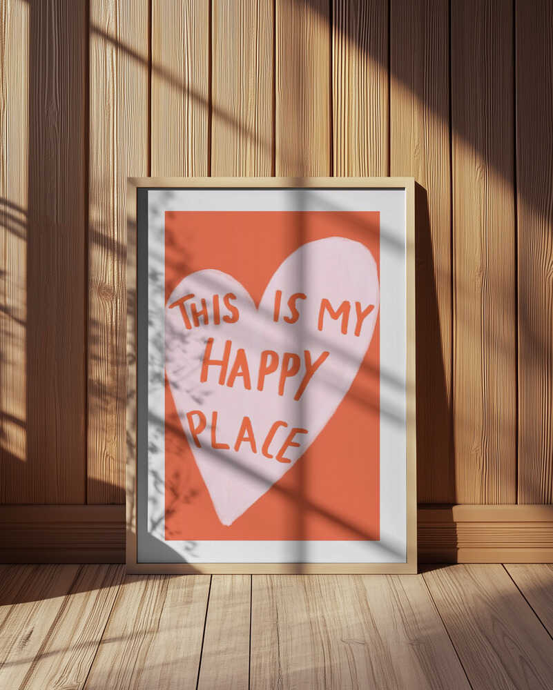 Happy Heart Message Plakat
