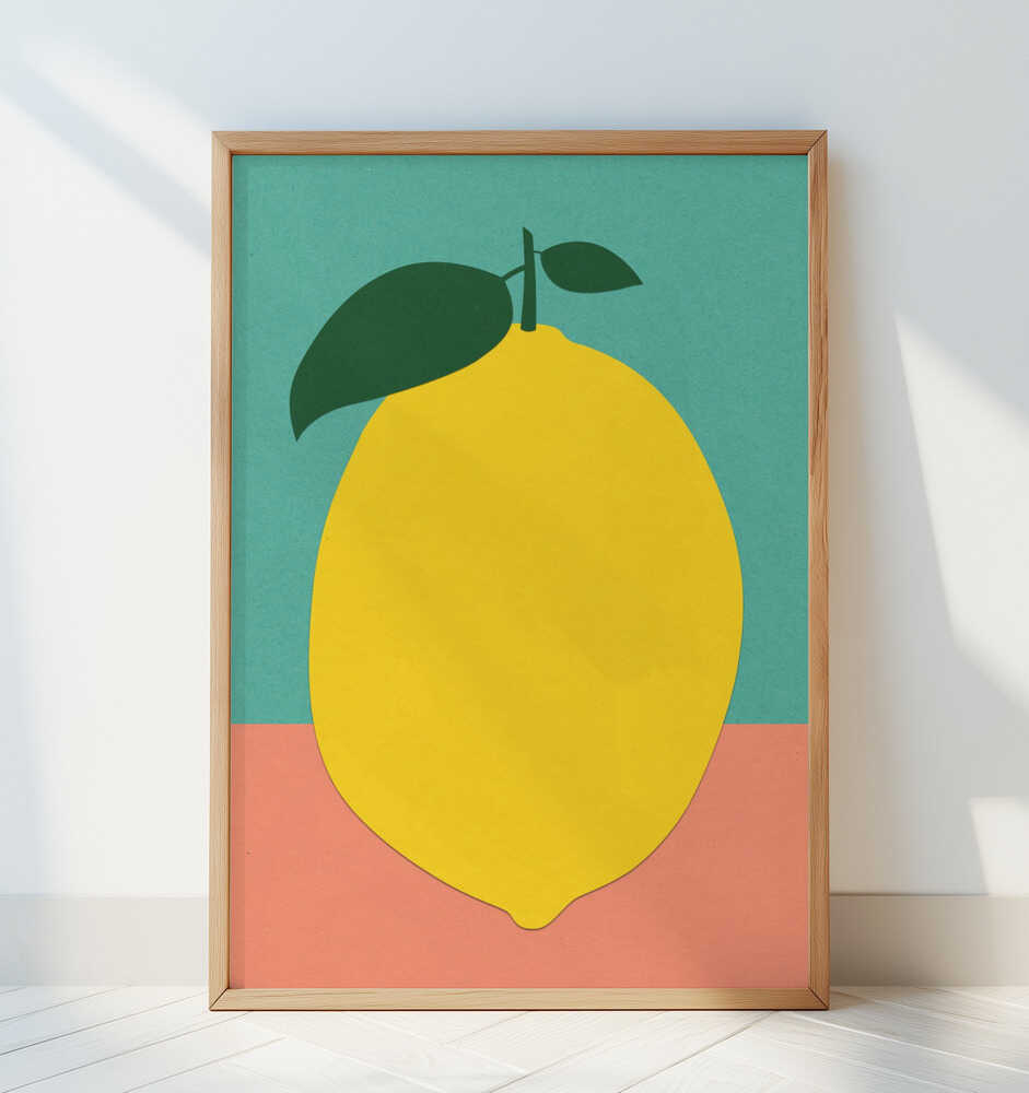 Citron med To Blade Plakat