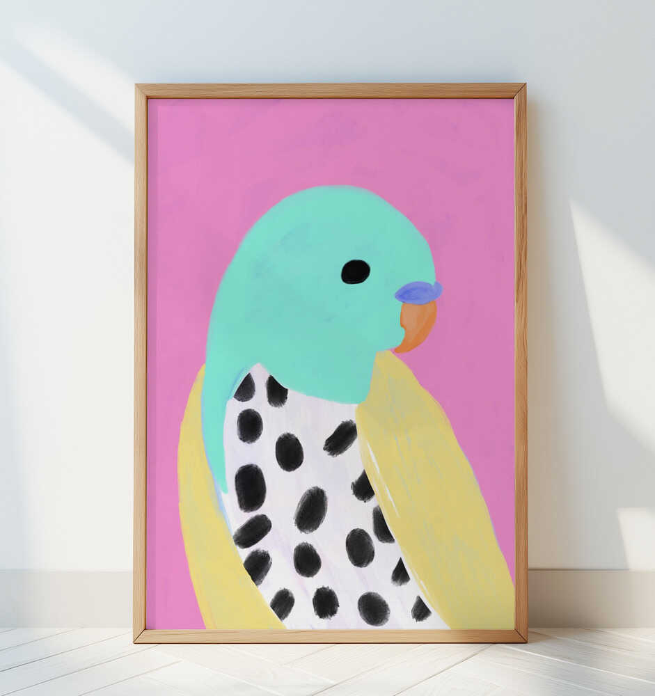 Prikket Undulat Plakat