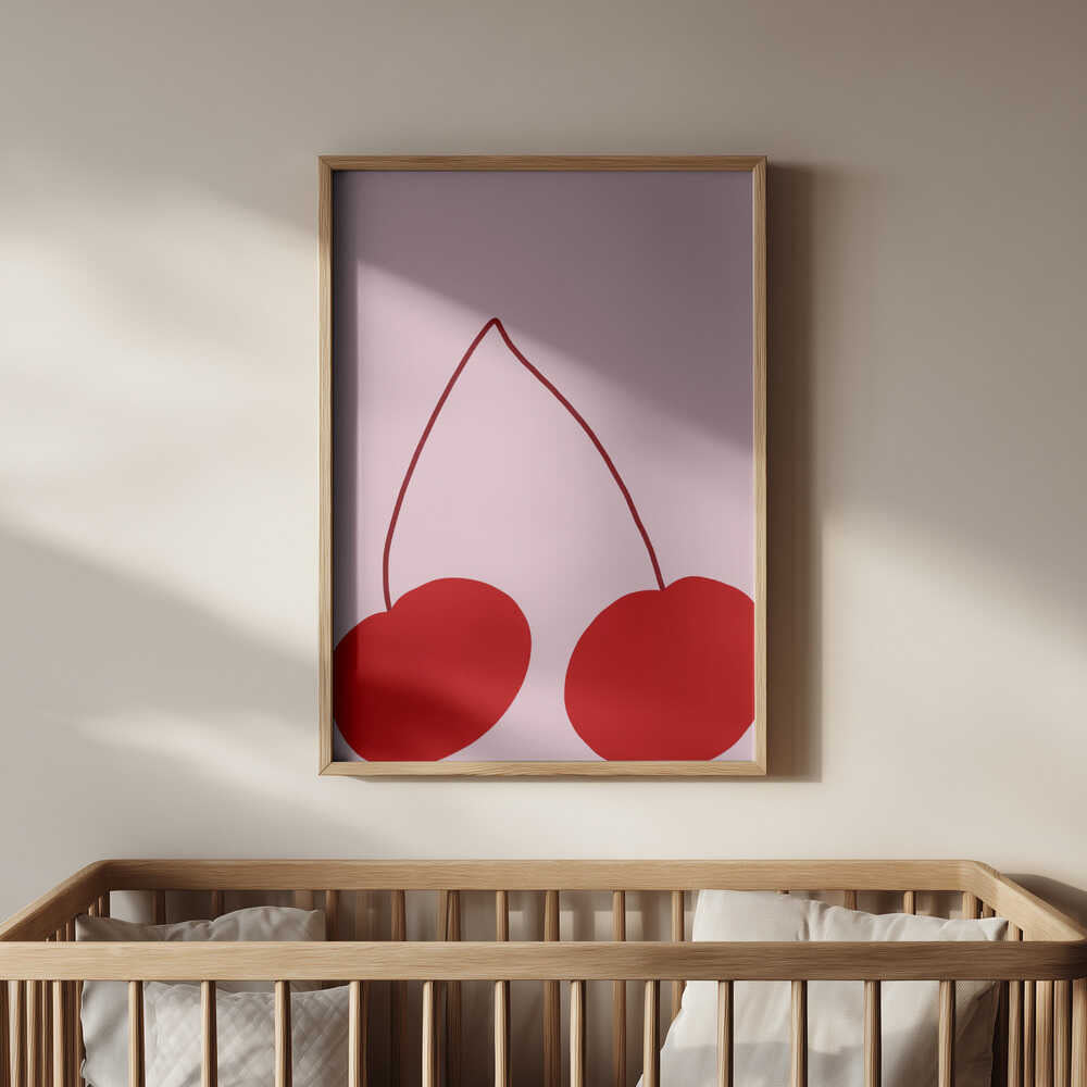 Kirsebær Duo Fryd Plakat