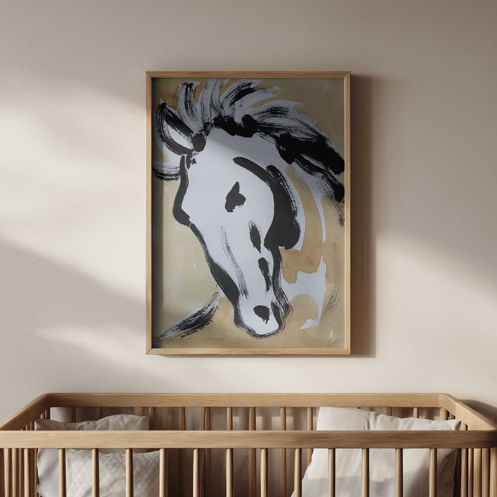 Bevægende Hesteharmoni Plakat