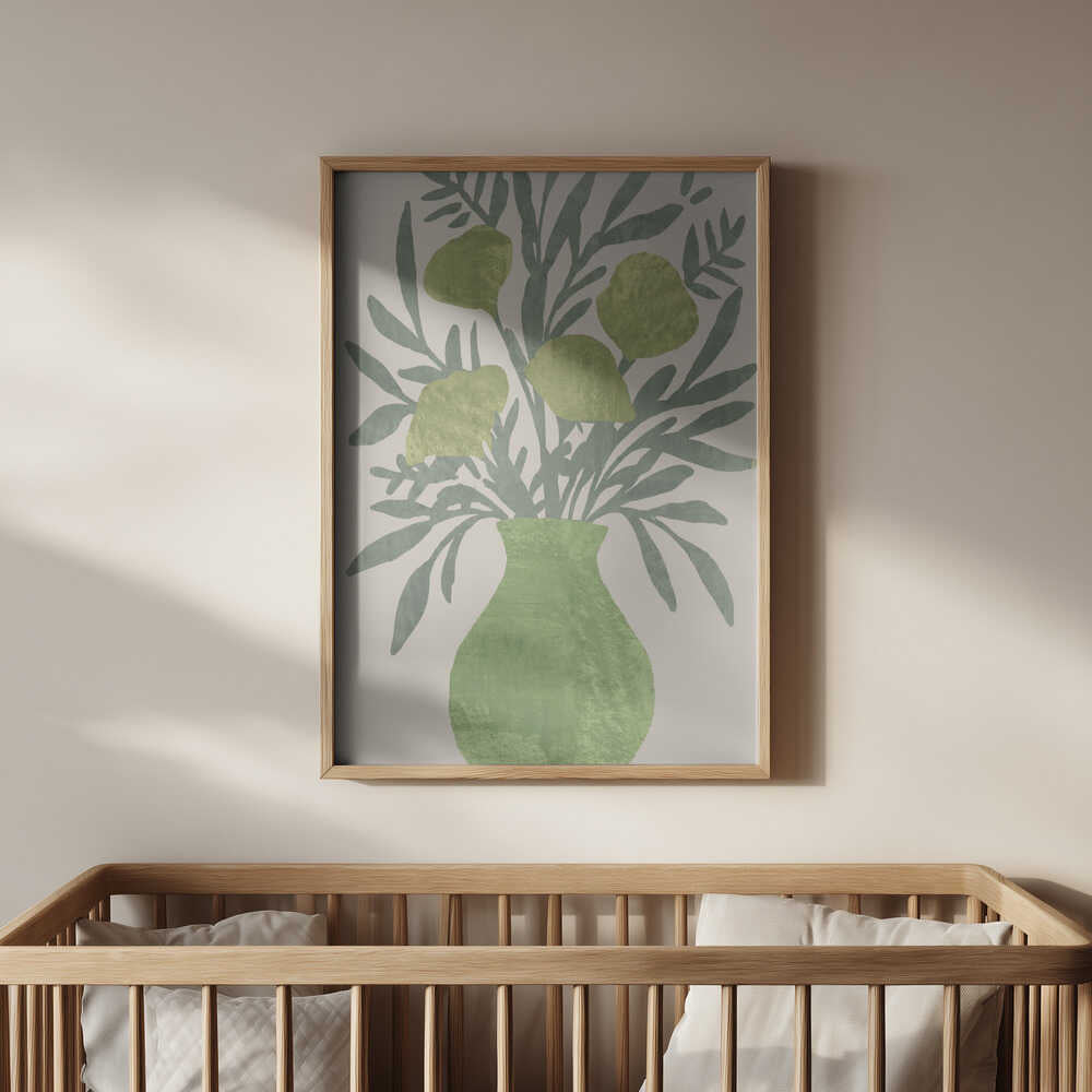 Olivengren Vase Plakat